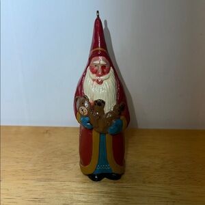House of Hatten Festive Santa Claus Ornament  Designed by Susan M Smith 1995